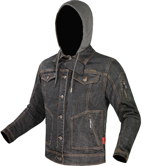 LS2 Oaky Schwarz Motorradjacke