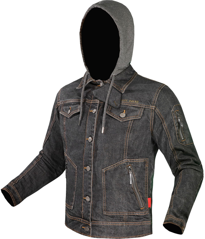 LS2 Oaky Zwart Motorjas
