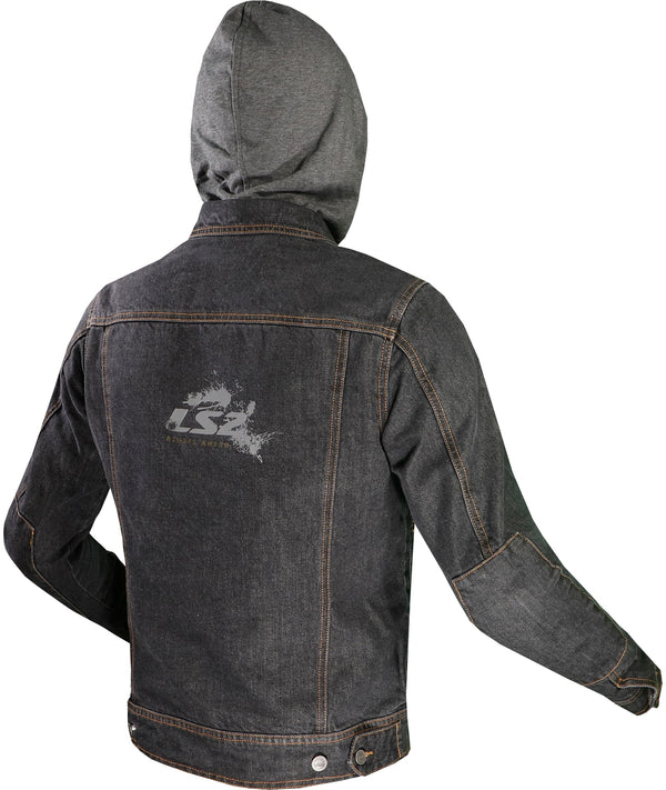 LS2 Oaky Schwarz Motorradjacke