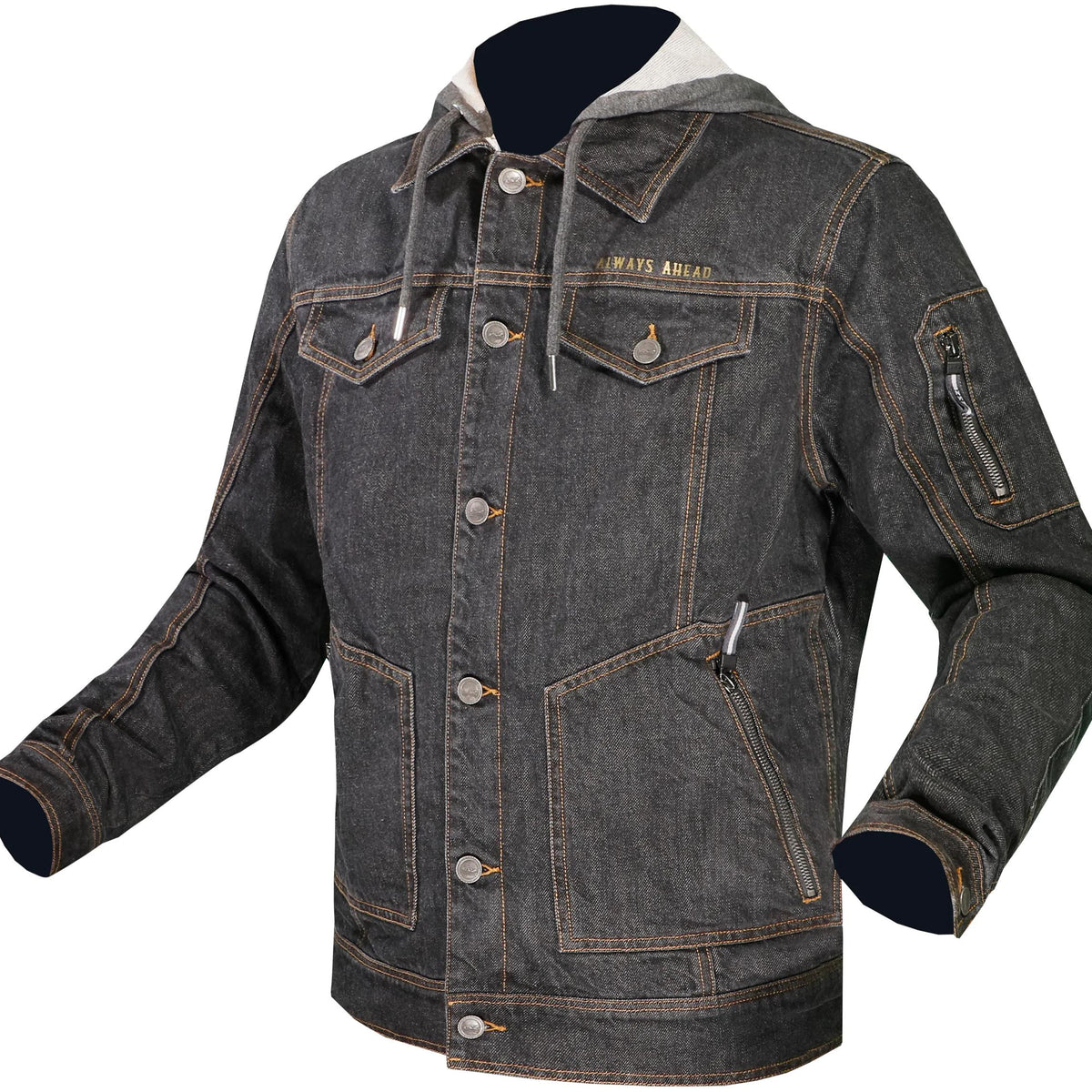 LS2 Oaky Zwart Motorjas