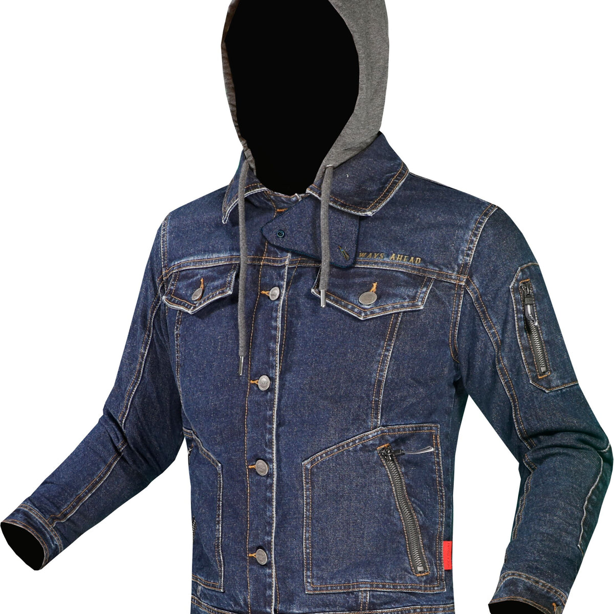 LS2 Oaky Dark Blauw Motorjas