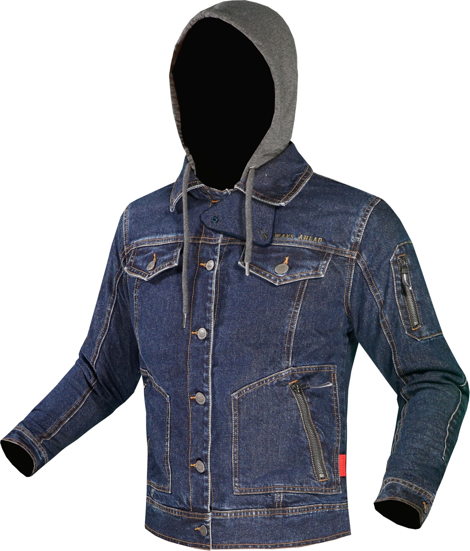 LS2 Oaky Dark Blauw Motorjas