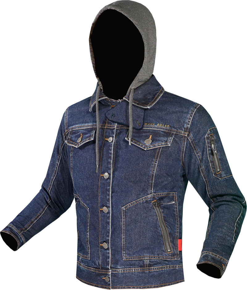 LS2 Oaky Dark Blauw Motorjas