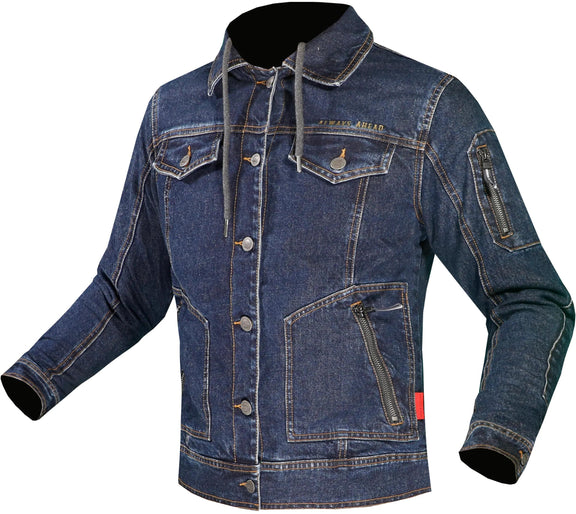 LS2 Oaky Dark Blauw Motorjas