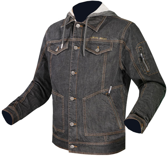 LS2 Oaky Zwart Motorjas