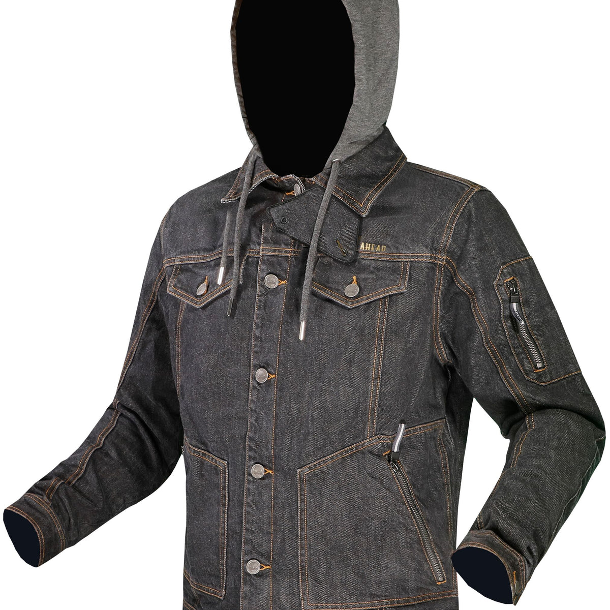 LS2 Oaky Zwart Motorjas