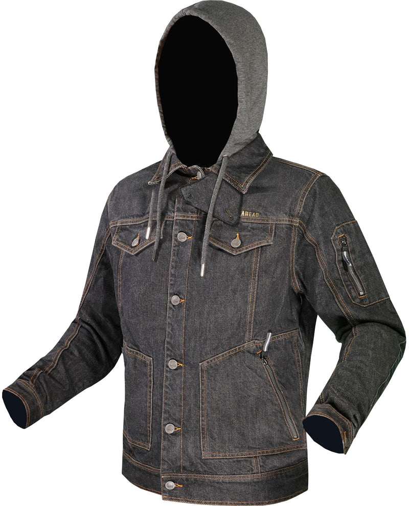 LS2 Oaky Zwart Motorjas