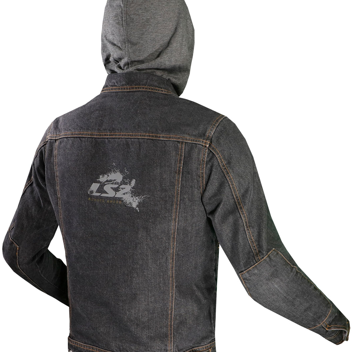 LS2 Oaky Zwart Motorjas – foto 2