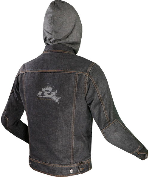LS2 Oaky Schwarz Motorradjacke