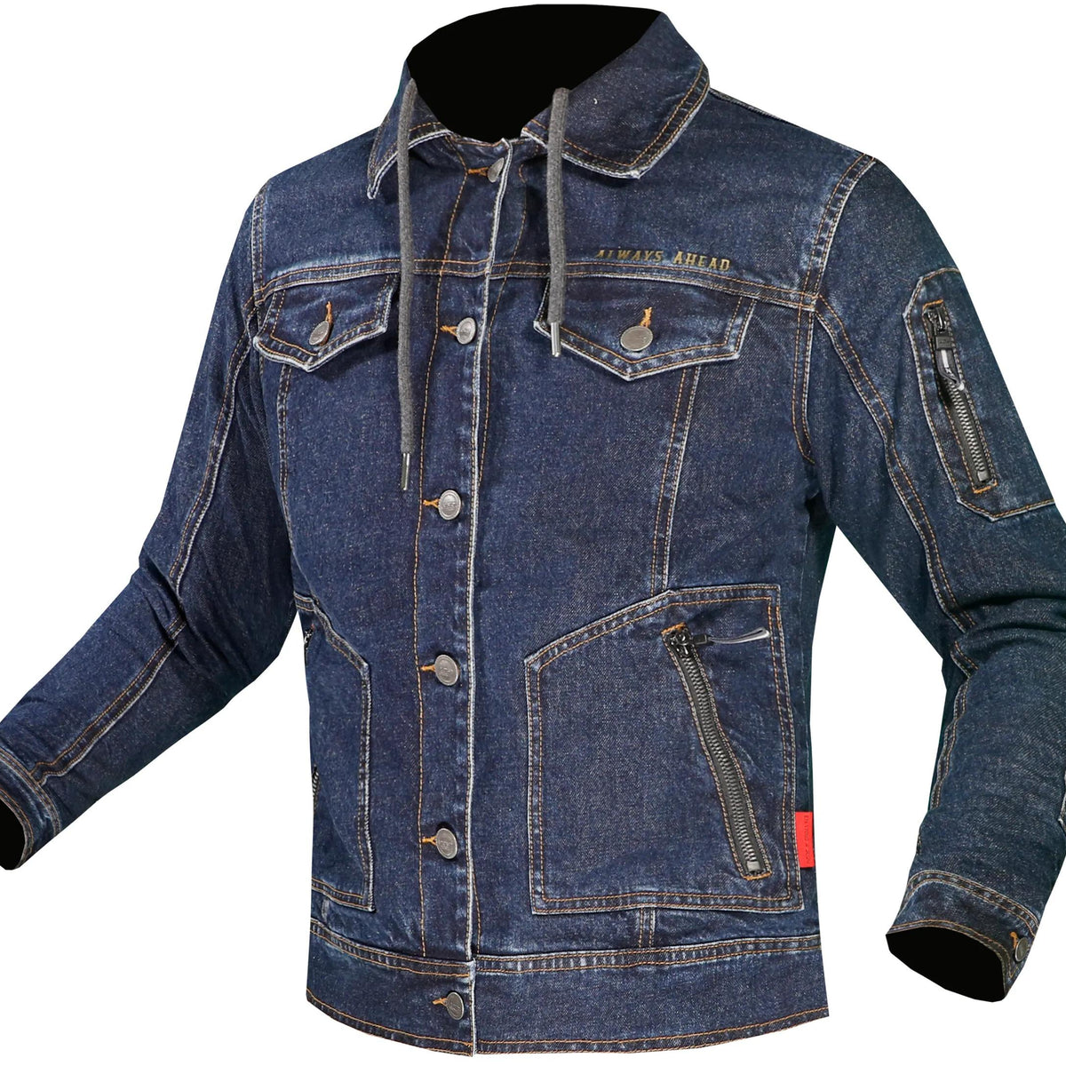 LS2 Oaky Dark Blauw Motorjas