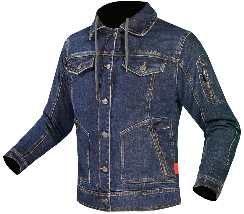 LS2 Oaky Dark Blauw Motorjas