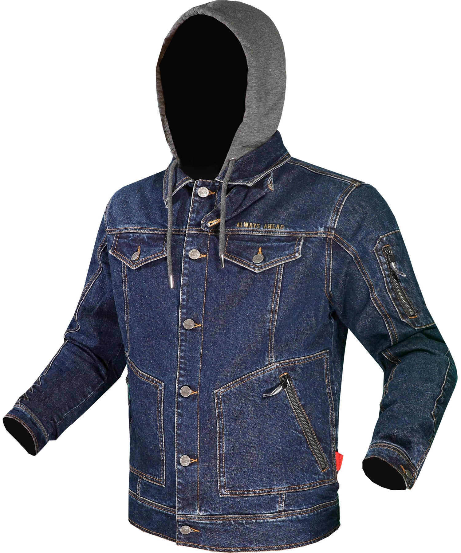 LS2 Oaky Dark Blauw Motorjas