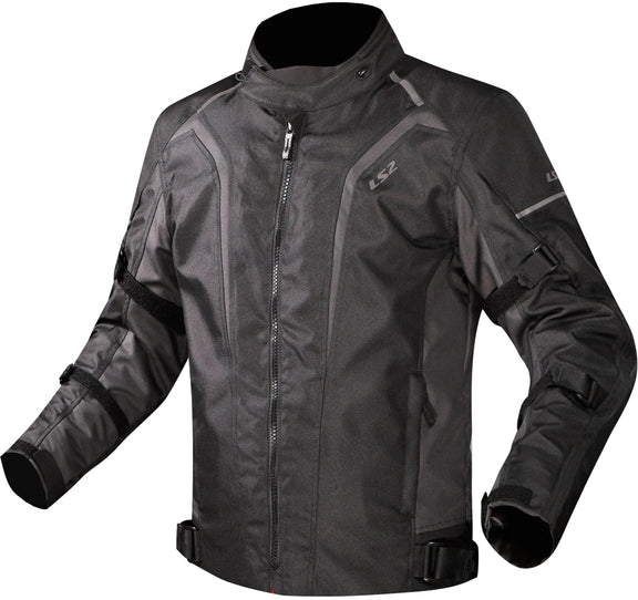 LS2 Sepang Zwart Dark Grijs Motorjas