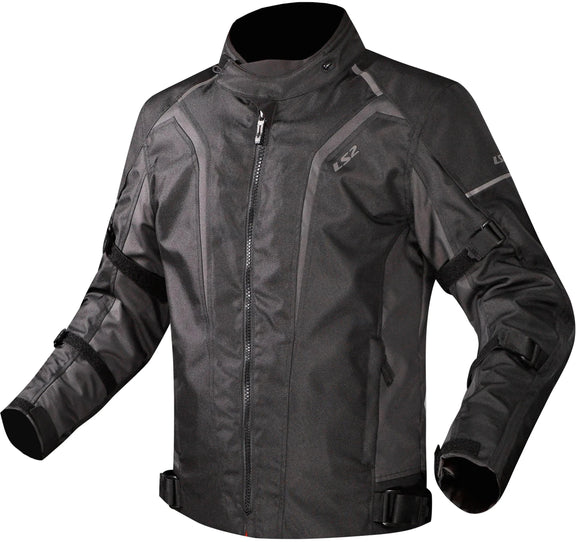 LS2 Sepang Zwart Dark Grijs Motorjas