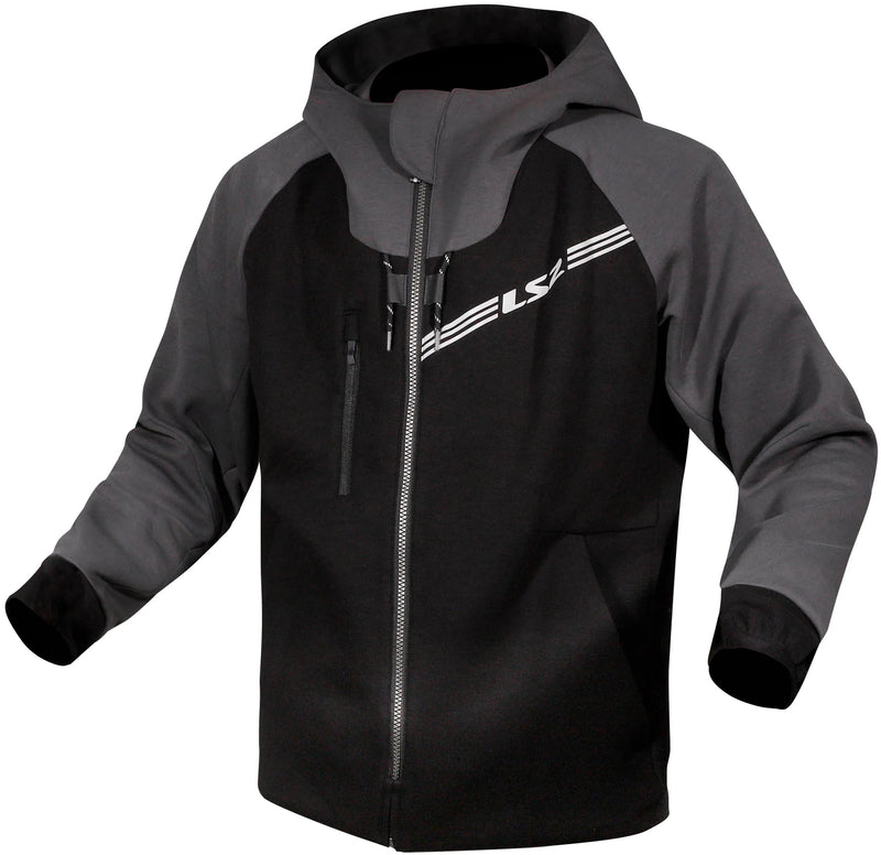 LS2 Throttle Zwart Dark Grijs Motorjas