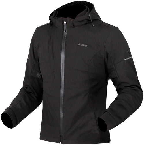 LS2 Bolton Schwarz Motorradjacke