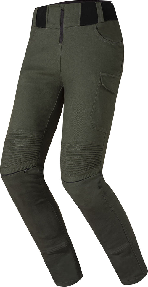 LS2 Router Lady Olivgrün Motorradhose