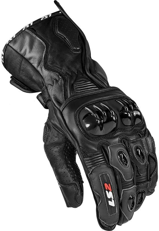 LS2 Swift Racing Schwarz Motorradhandschuhe