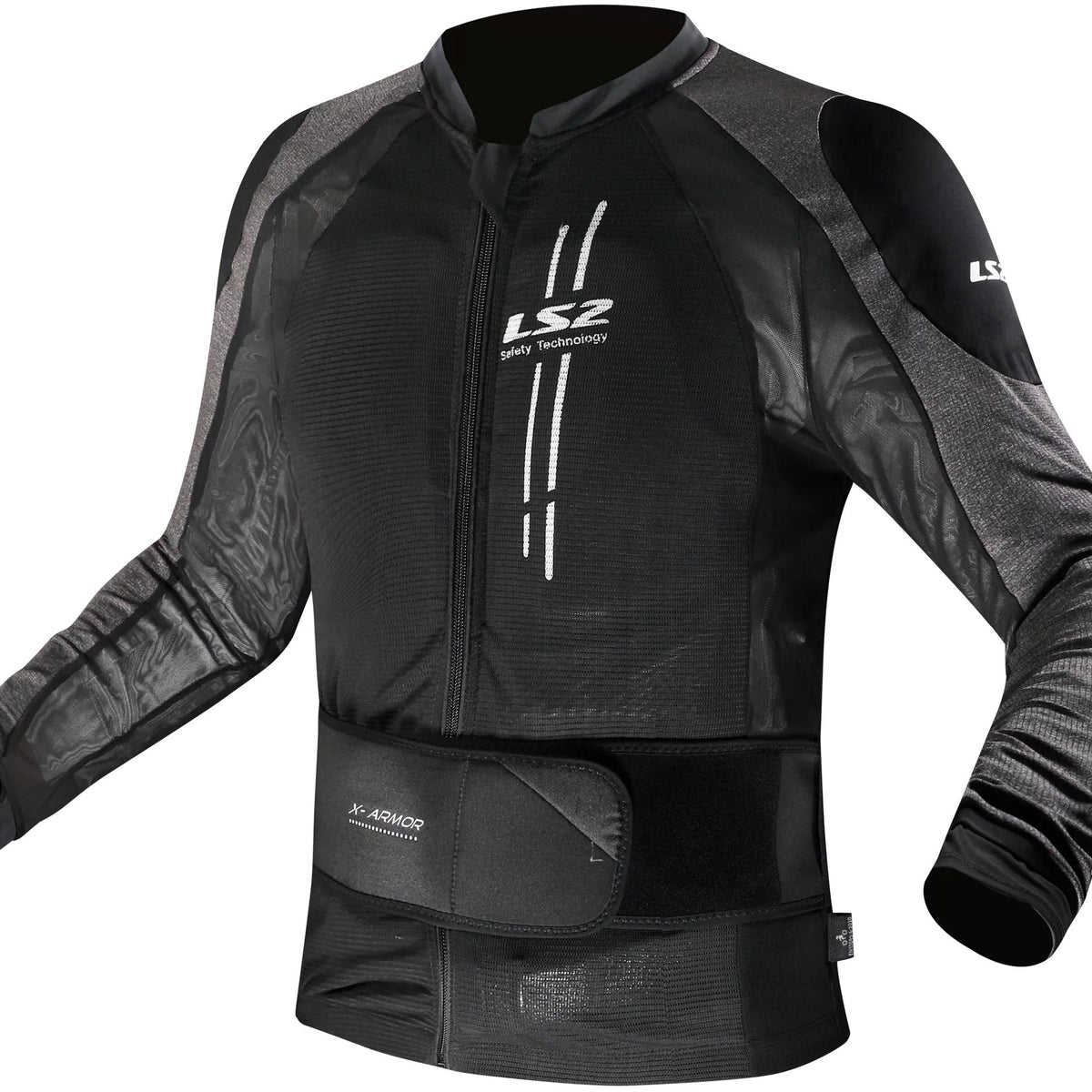 LS2 X-Armor Zwart Zilver Motorjas