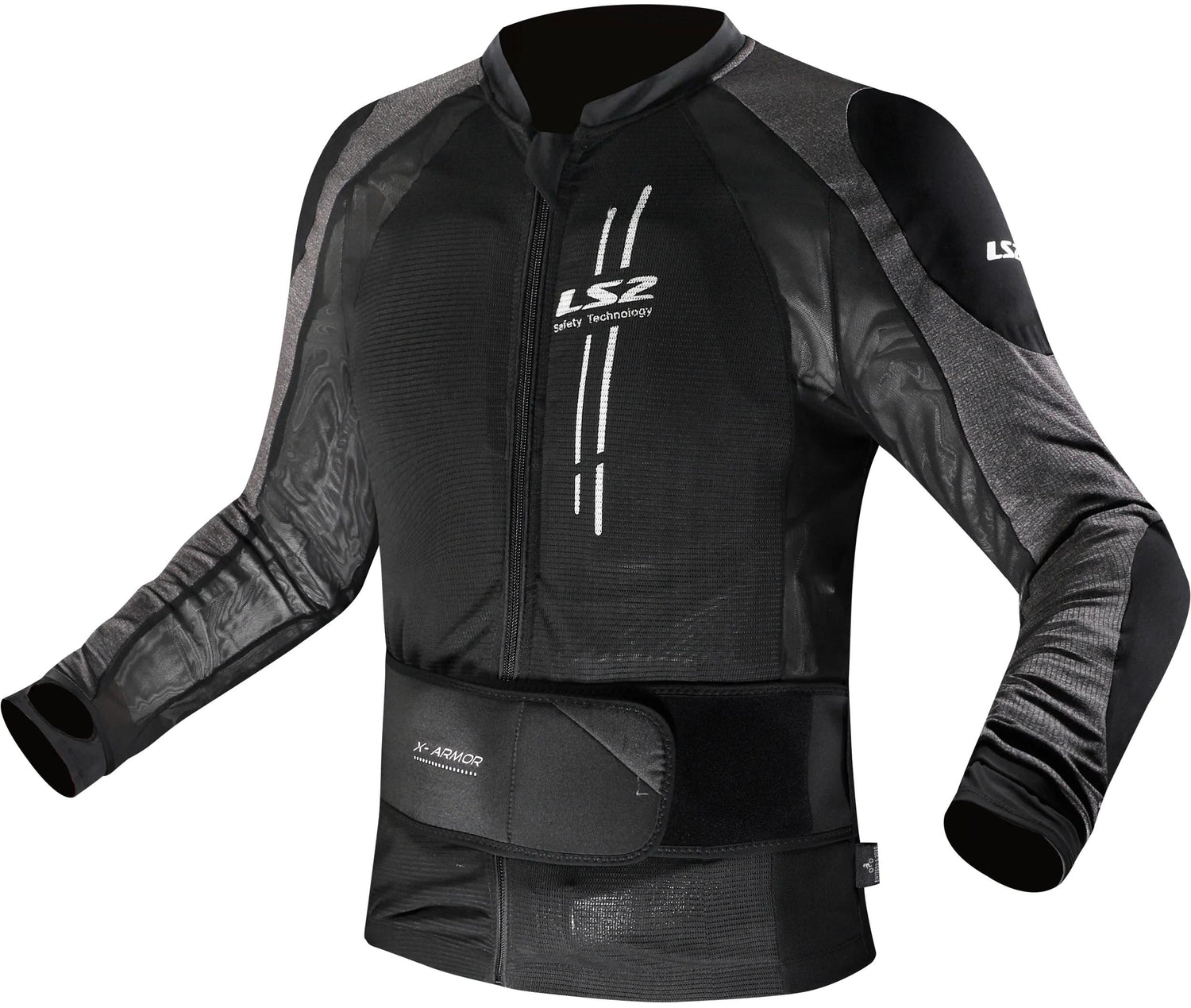LS2 X-Armor Zwart Zilver Motorjas