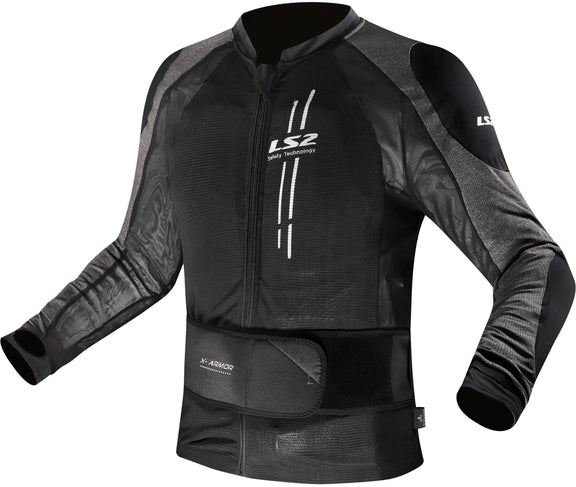LS2 X-Armor Zwart Zilver Motorjas