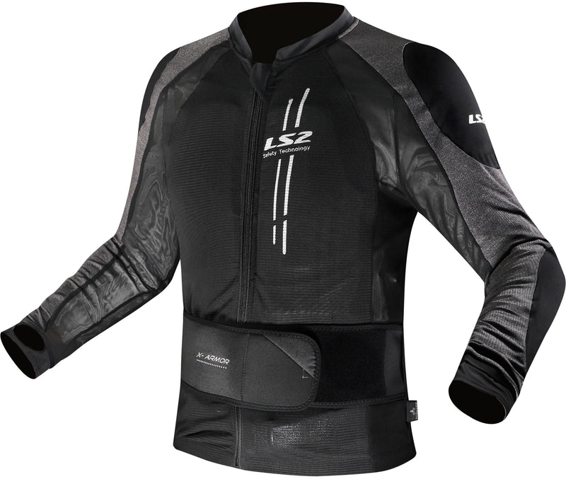 LS2 X-Armor Zwart Zilver Motorjas
