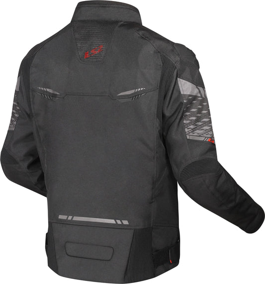 LS2 Apex Zwart Dark Grijs Motorjas – foto 2