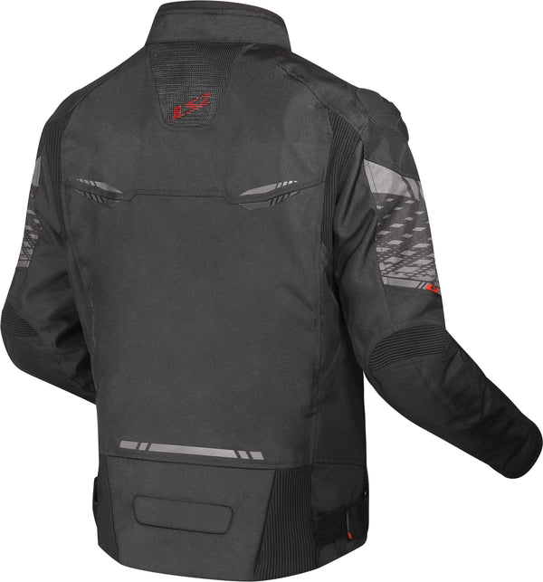 LS2 Apex Schwarz Dunkelgrau Motorradjacke