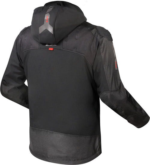 LS2 Zirkonium Schwarz Rot Motorradjacke