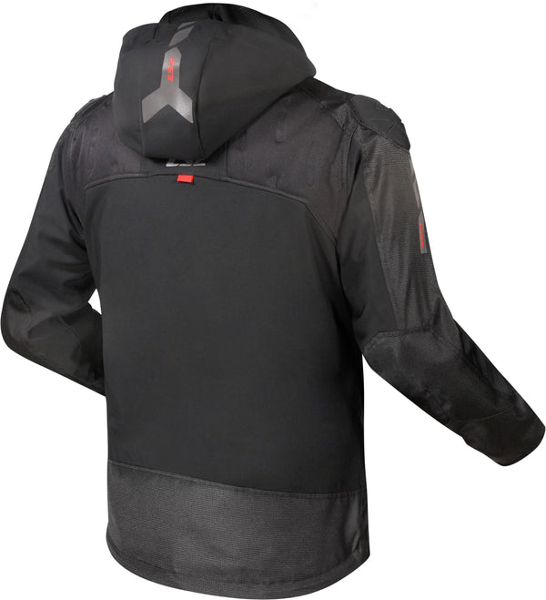 LS2 Zirkonium Schwarz Rot Motorradjacke