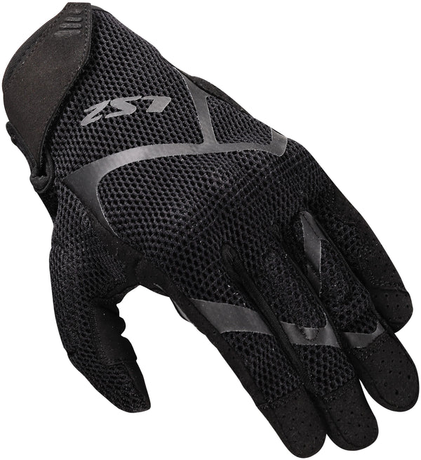 LS2 Ray II Lady Schwarz Motorradhandschuhe