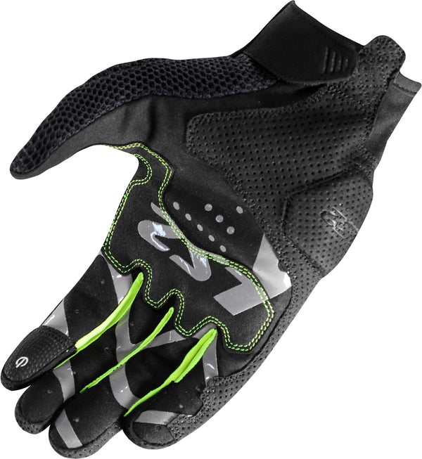 LS2 Ray II Man Schwarz H-v Gelb Motorradhandschuhe
