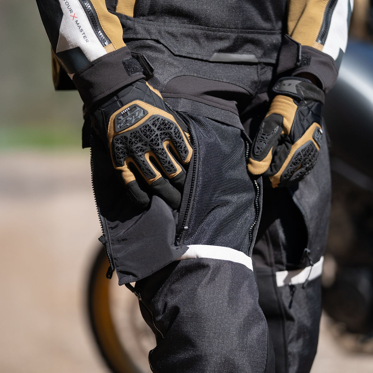 LS2 All Terrain II Man Zwart Zand Motorhandschoenen – foto 2