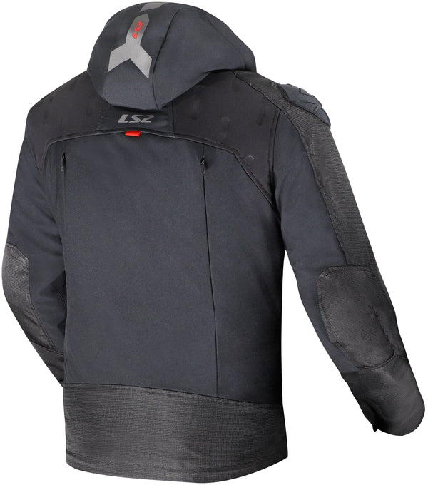 LS2 Zirconium Evo Man Schwarz Rot Motorradjacke