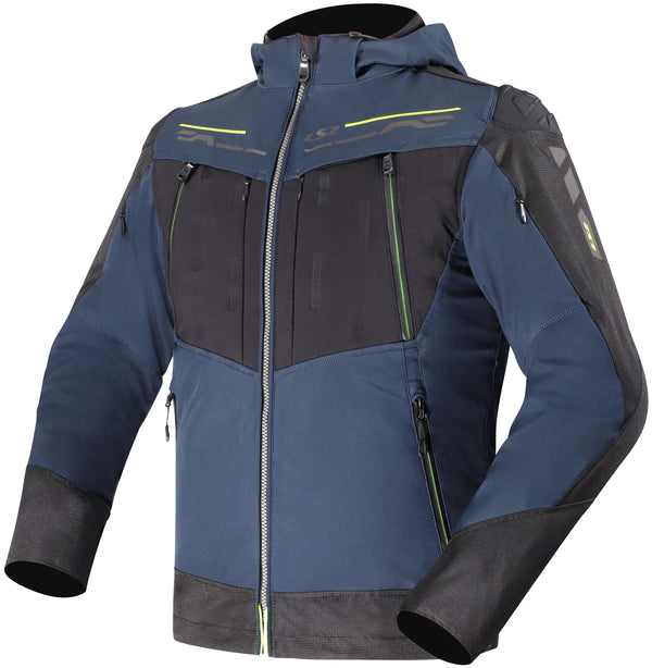 LS2 Zirconium Evo Men Blue Black Motorcycle Jacket