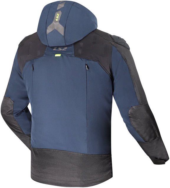 LS2 Zirconium Evo Man Blauw Zwart Motorjas – foto 2