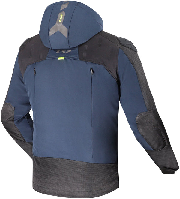 LS2 Zirconium Evo Men Blue Black Motorcycle Jacket