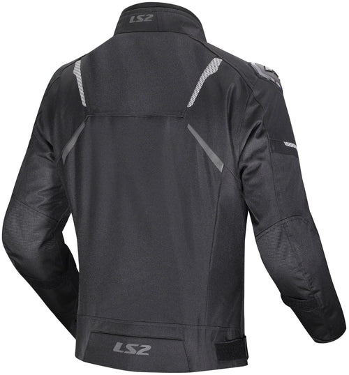 LS2 Zoom Lady Schwarz Motorradjacke