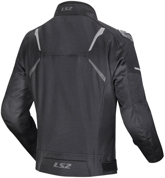LS2 Zoom Lady Zwart Motorjas