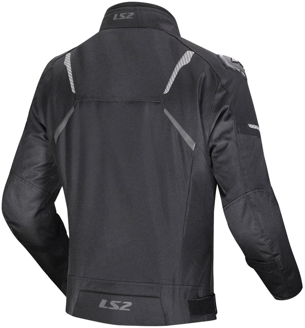 LS2 Zoom Lady Schwarz Motorradjacke