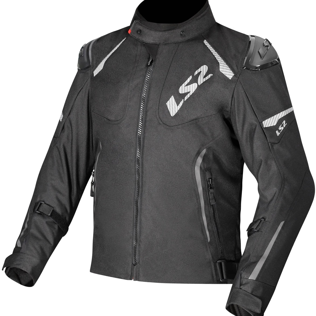 LS2 Zoom Man Zwart Motorjas