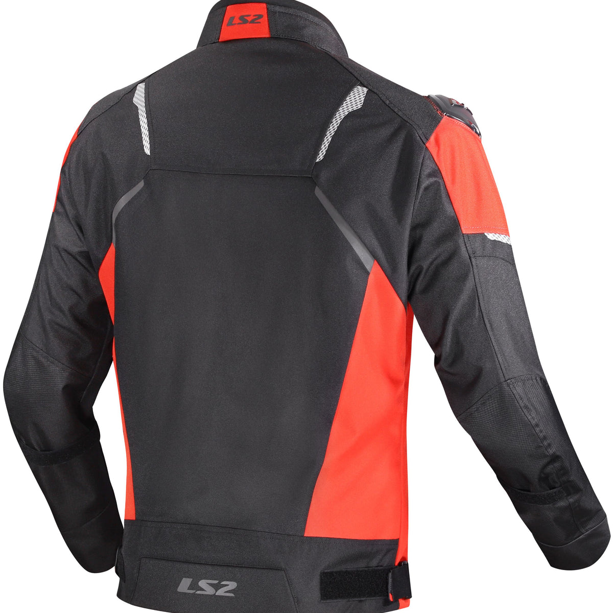 LS2 Zoom Man Zwart Rood Motorjas – foto 2