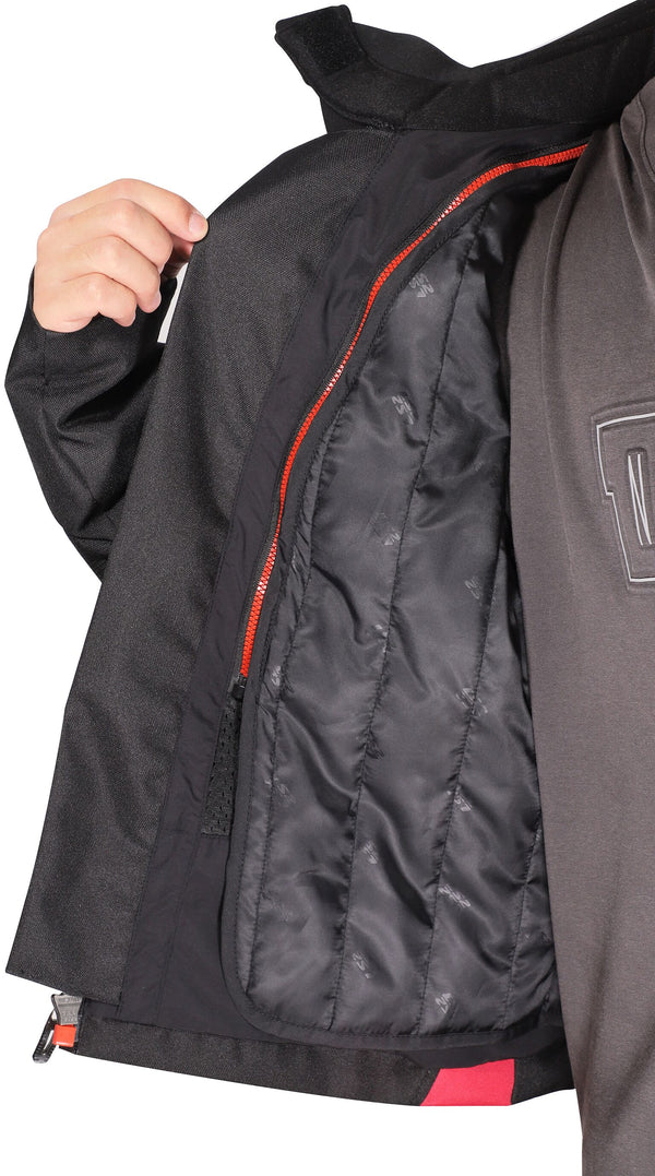 LS2 Zoom Man Schwarz Gelb Motorradjacke