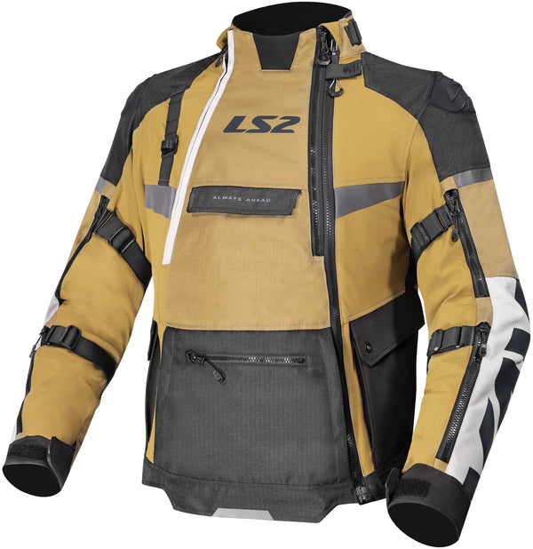 LS2 X-Master Man Sand Black Grey Motorcycle Jacket