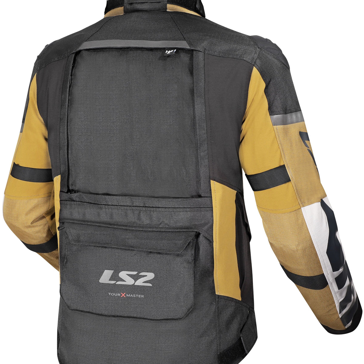 LS2 X-Master Man Zand Zwart Grijs Motorjas – foto 2