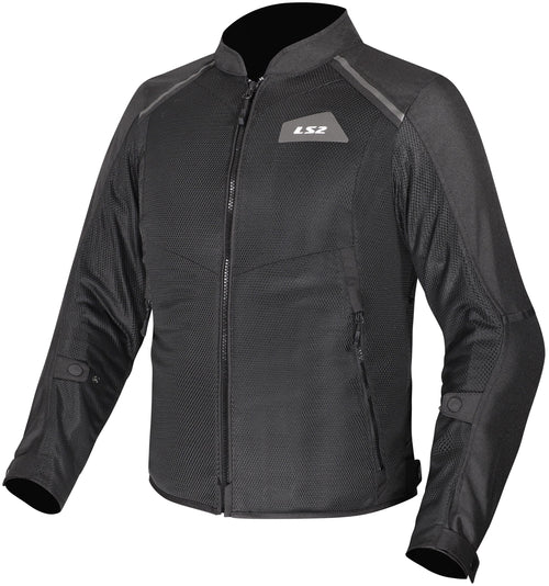 LS2 Breeze Man Schwarz Motorradjacke