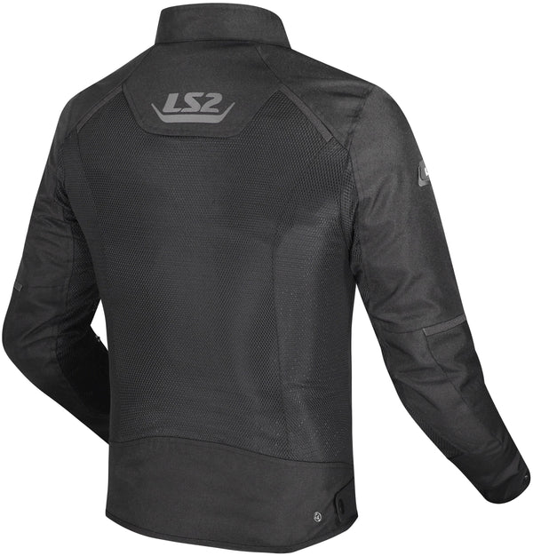 LS2 Breeze Man Zwart Motorjas