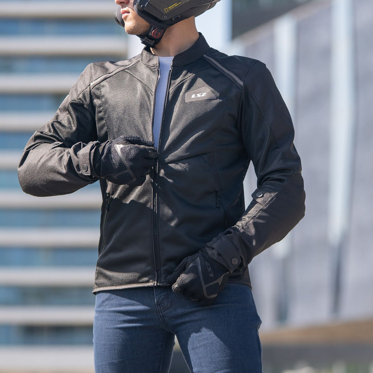 LS2 Breeze Man Zwart Motorjas – foto 4