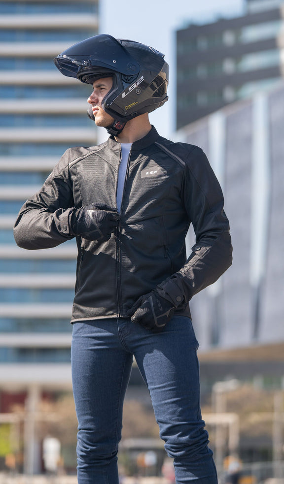 LS2 Breeze Man Zwart Motorjas – foto 4