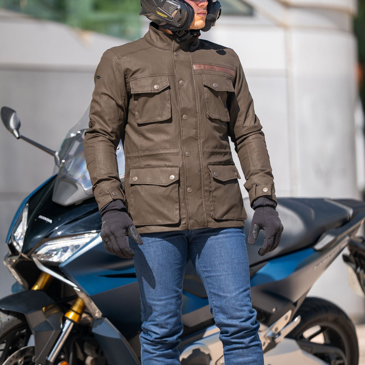 LS2 Liberty Man Bruin Motorjas – foto 7